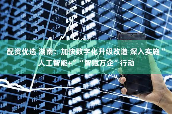 配资优选 湖南：加快数字化升级改造 深入实施“人工智能+”“智赋万企”行动